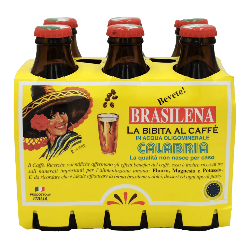 Bibita al Caffè Brasilena – Boisson gazeuse au café en pack de 6, made in Italy
