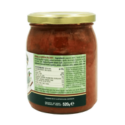 Crème de Poivrons Piquante ElleEsse 520g en pot, idéale pour rehausser vos plats et tartiner sur bruschettas et canapés.