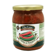 Crème de poivrons piquante ElleEsse 520g en pot, idéale pour assaisonnement ou tartinade, transformez vos entrées avec cette chaleur subtile.