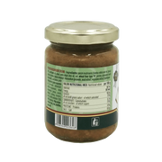 Pot de crème de cèpes ElleEsse 130g avec vue sur les ingrédients et informations nutritionnelles.