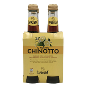 Pack de Chinotto Lurisia 27,5 cl, boisson artisanale italienne au goût authentique du chinotto de Ligurie.