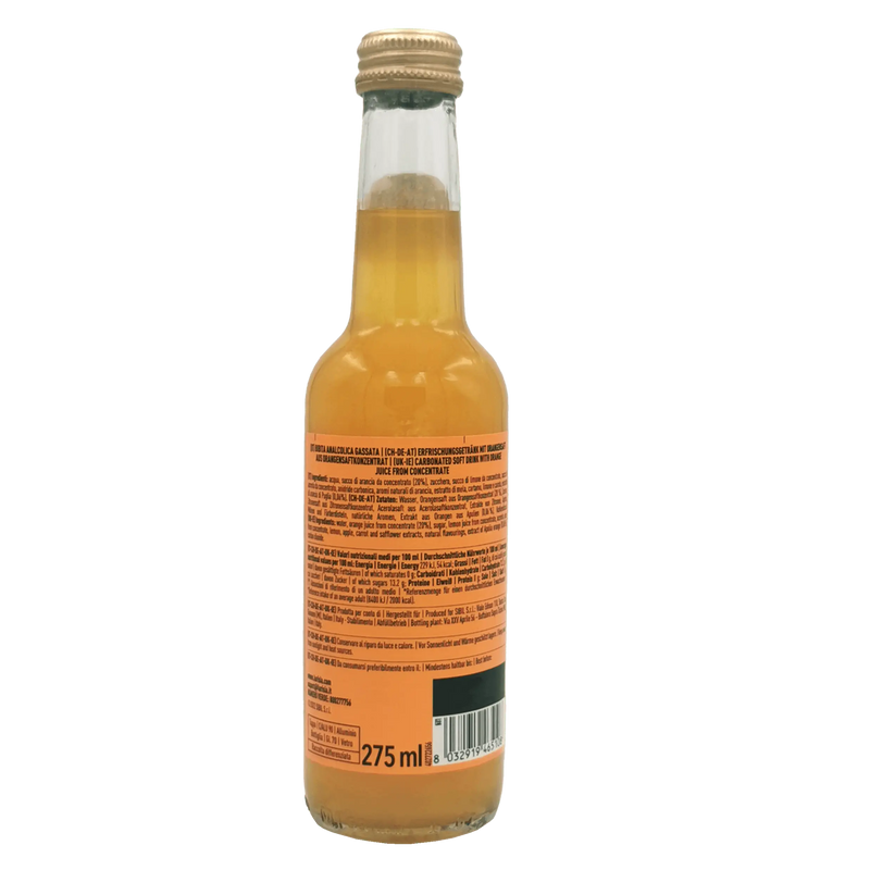 Soda à l'orange italienne avec extrait d'orange des Pouilles