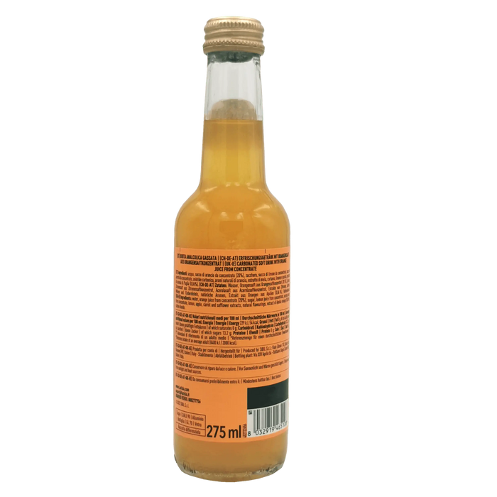 Soda à l'orange italienne avec extrait d'orange des Pouilles