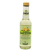 Bouteille de Limonade La Nostra Gazzosa Lurisia 27,5cl, gazzosa italienne au citron de la côte Amalfitaine, rafraîchissante et pétillante.