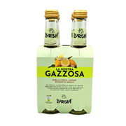 Bouteilles de Gazzosa Italienne La Nostra 27,5cl - Citron Pétillant, limonade rafraîchissante de la Côte Amalfitaine.
