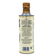 Bouteille de 50cl d'huile d'olive italienne extra vierge Bartolini vue arrière.